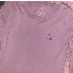 🌷Ivory Ella pocket long sleeve tee